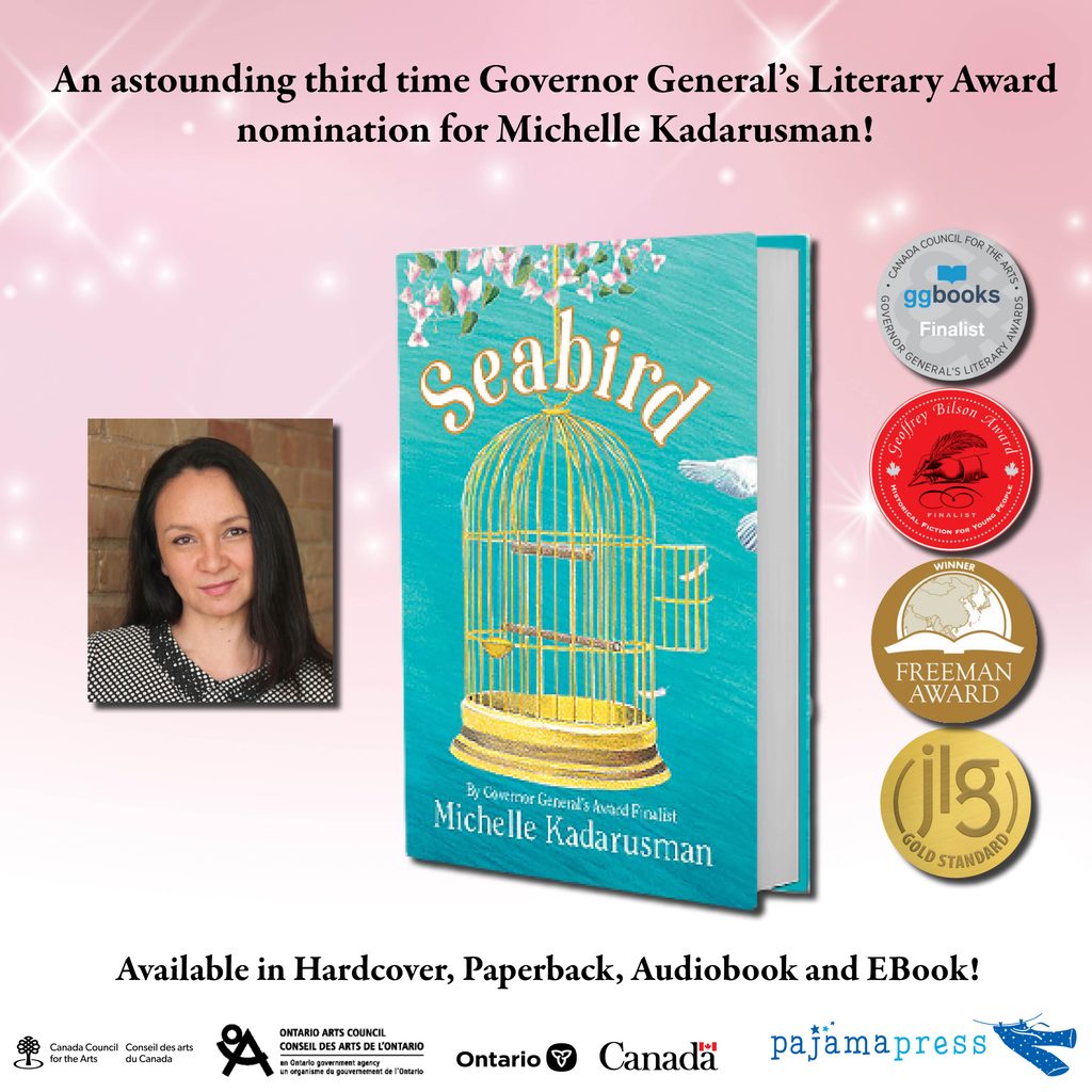 Michelle Kadarusman is nominated for the Governor General’s Literary Award for Seabird!